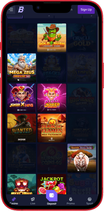 Betory Casino op mobiel