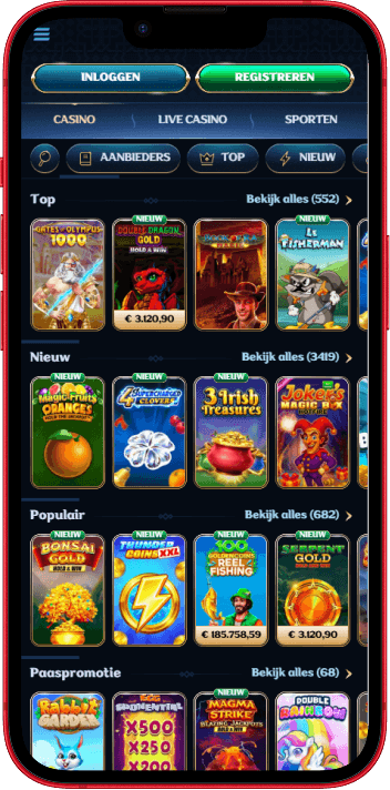 Millioner Casino op mobiel