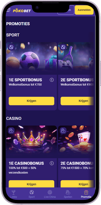 Bonuspagina van PokoBet Casino